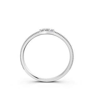 Nhẫn Cưới Nữ 10K CZ The Mikels-Slim Design