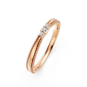 Nhẫn Cưới Nữ 10K CZ The Mikels-Slim Design