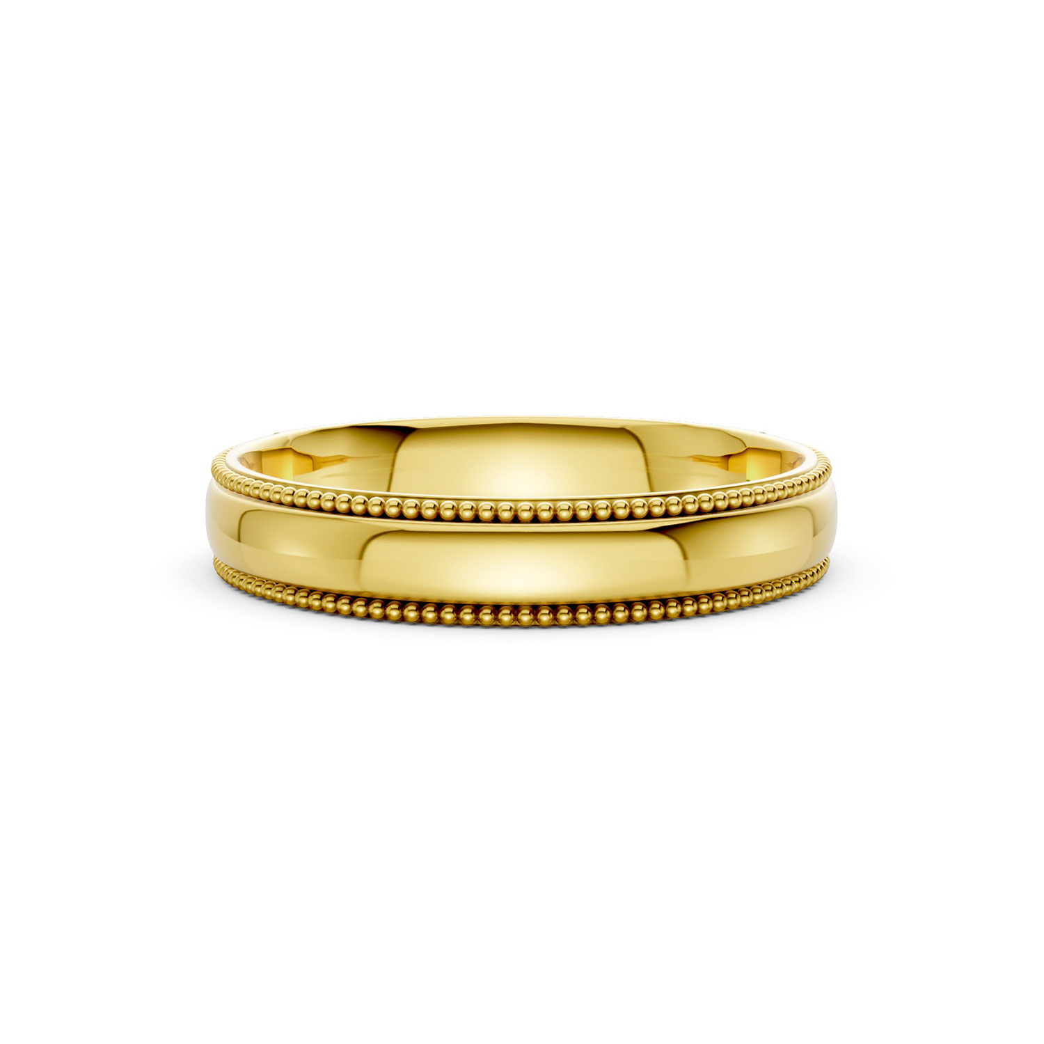 Nhẫn Cưới Nam 10K The Mikels-Solid Band Nhẫn Cưới Nam 10K The Mikels-Solid Band