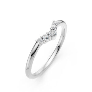Nhẫn Cưới Nữ 10K CZ The Kings