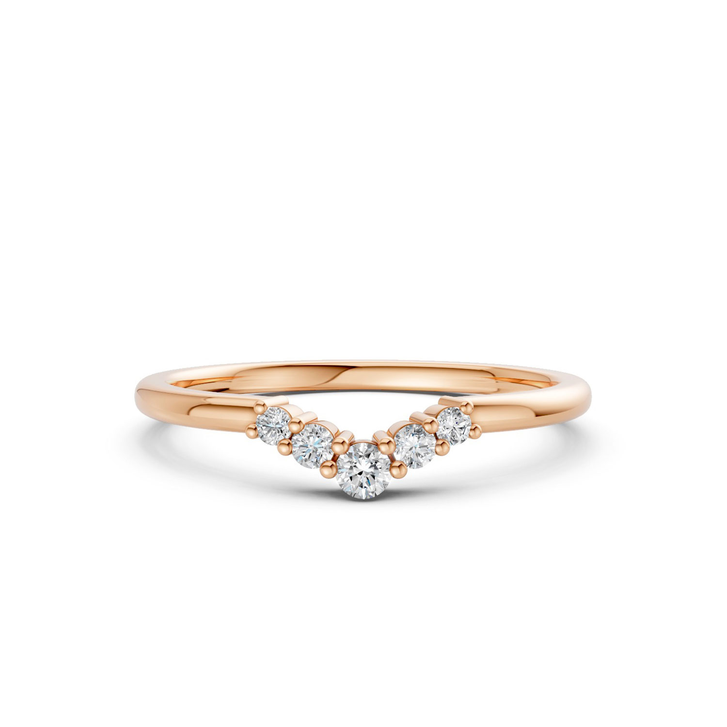 JDR2605-L-T-KR Nhẫn Cưới Nữ 10K CZ The Kings