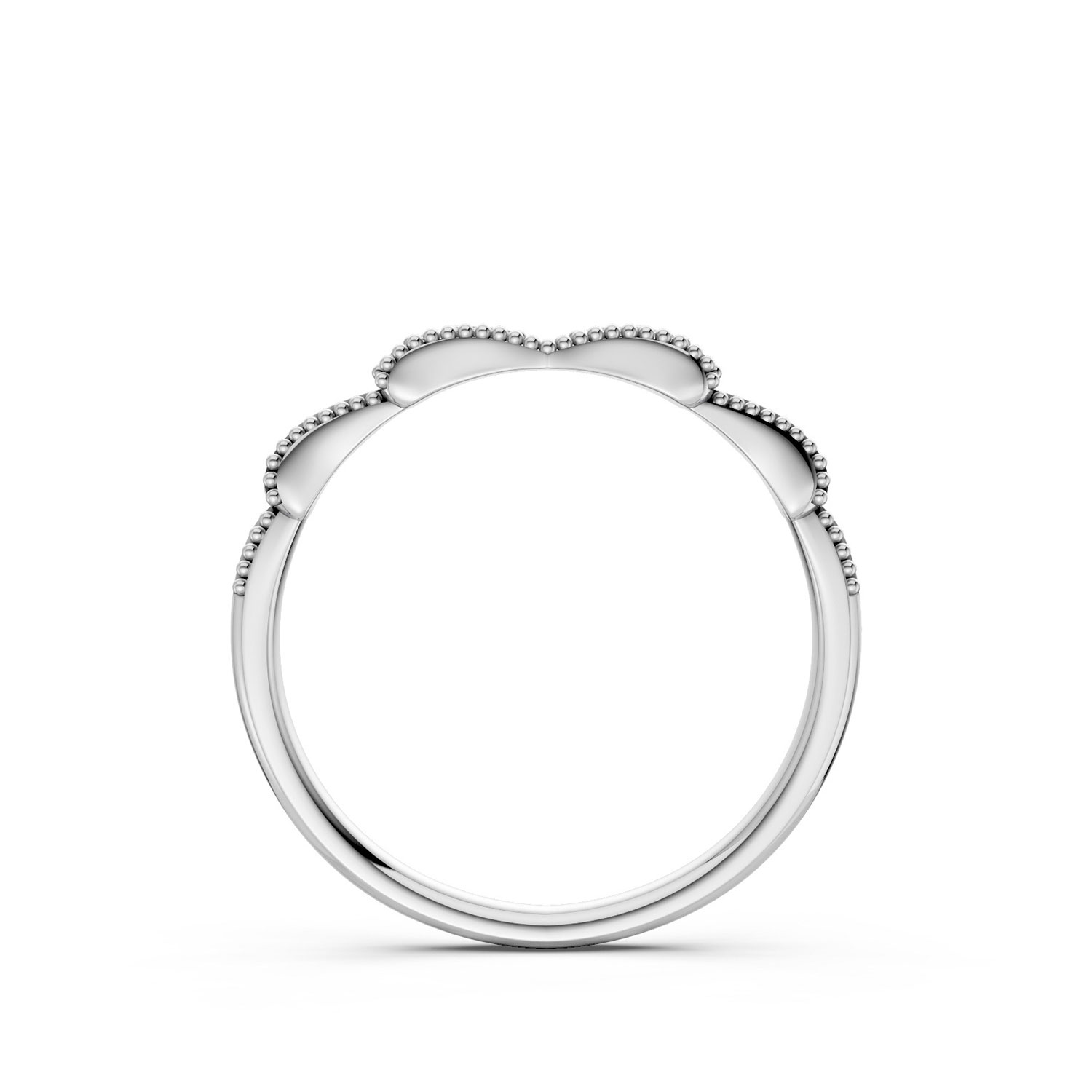 JDR2606-L-F-KW Nhẫn Cưới Nữ 10K CZ The Lexuses