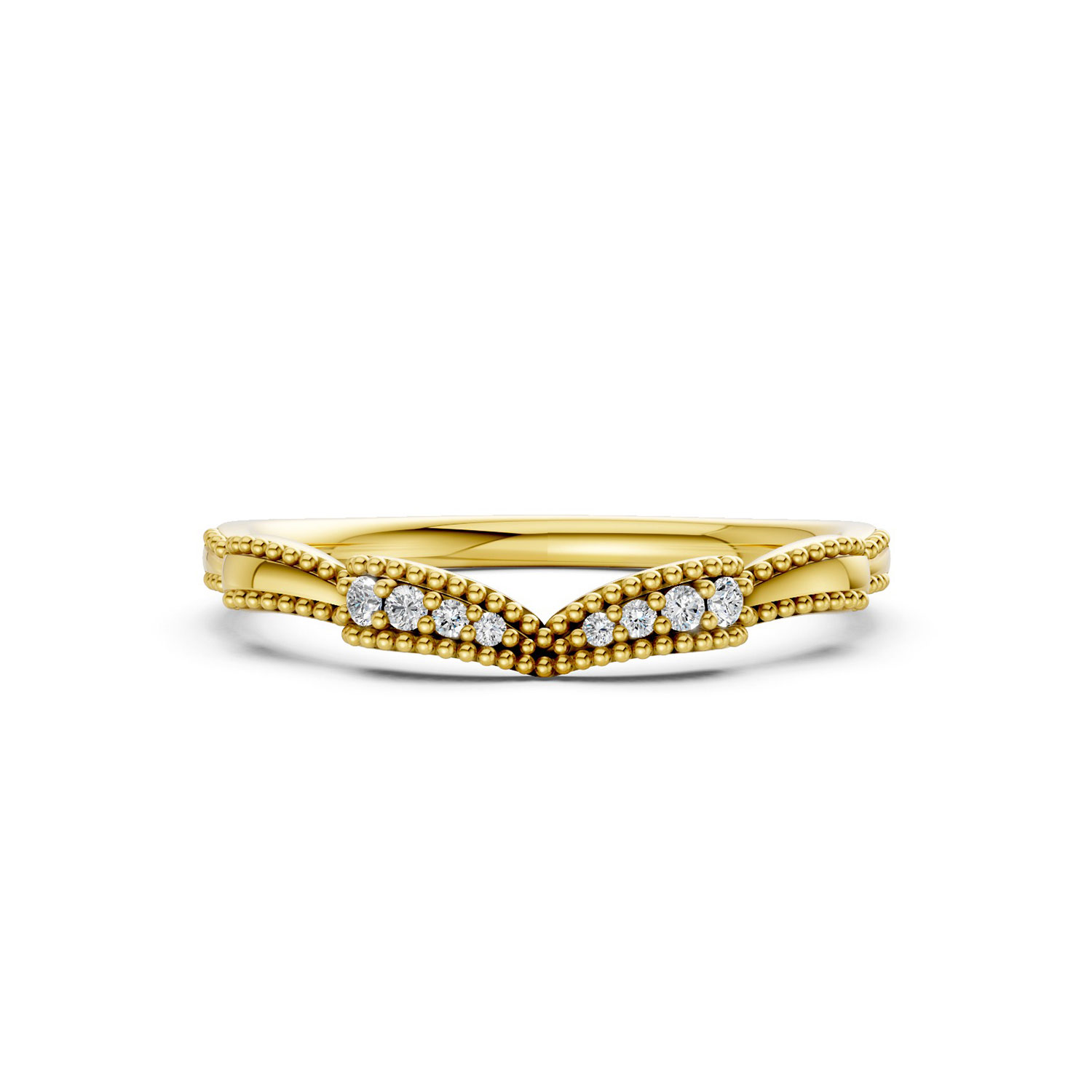 JDR2606-L-T-KY Nhẫn Cưới Nữ 10K CZ The Lexuses
