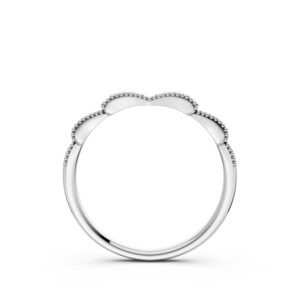 Nhẫn Cưới Nữ 10K CZ The Lexuses-Slim Design