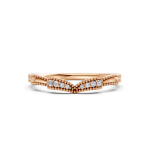 Nhẫn Cưới Nữ 10K CZ The Lexuses-Slim Design