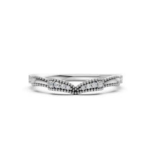 Nhẫn Cưới Nữ 10K CZ The Lexuses-Slim Design