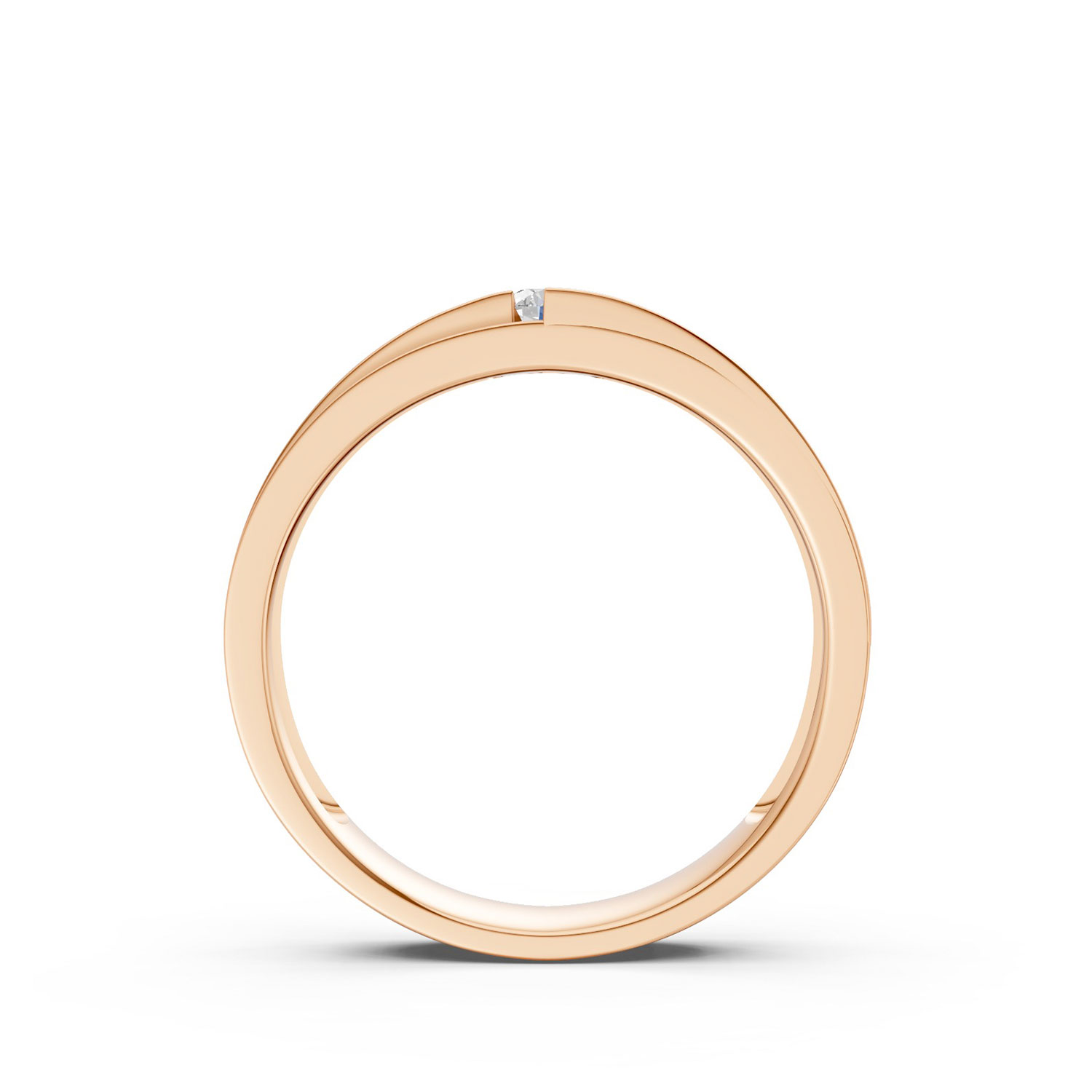 JDR2607-L-F-KR Nhẫn Cưới Nữ 14K Kim Cương Lab-grown The Luciens