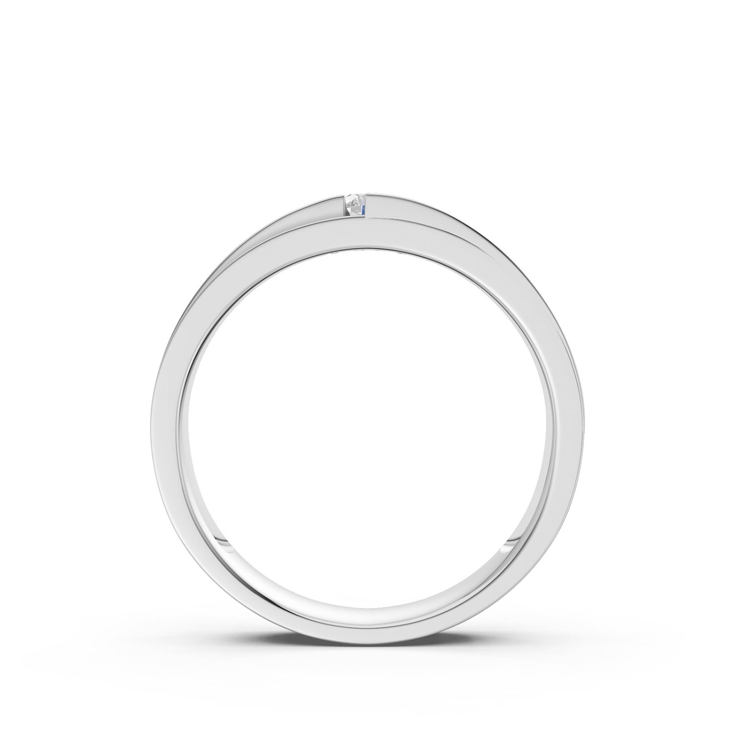 JDR2607-L-F-KW Nhẫn Cưới Nữ 14K Kim Cương Lab-grown The Luciens