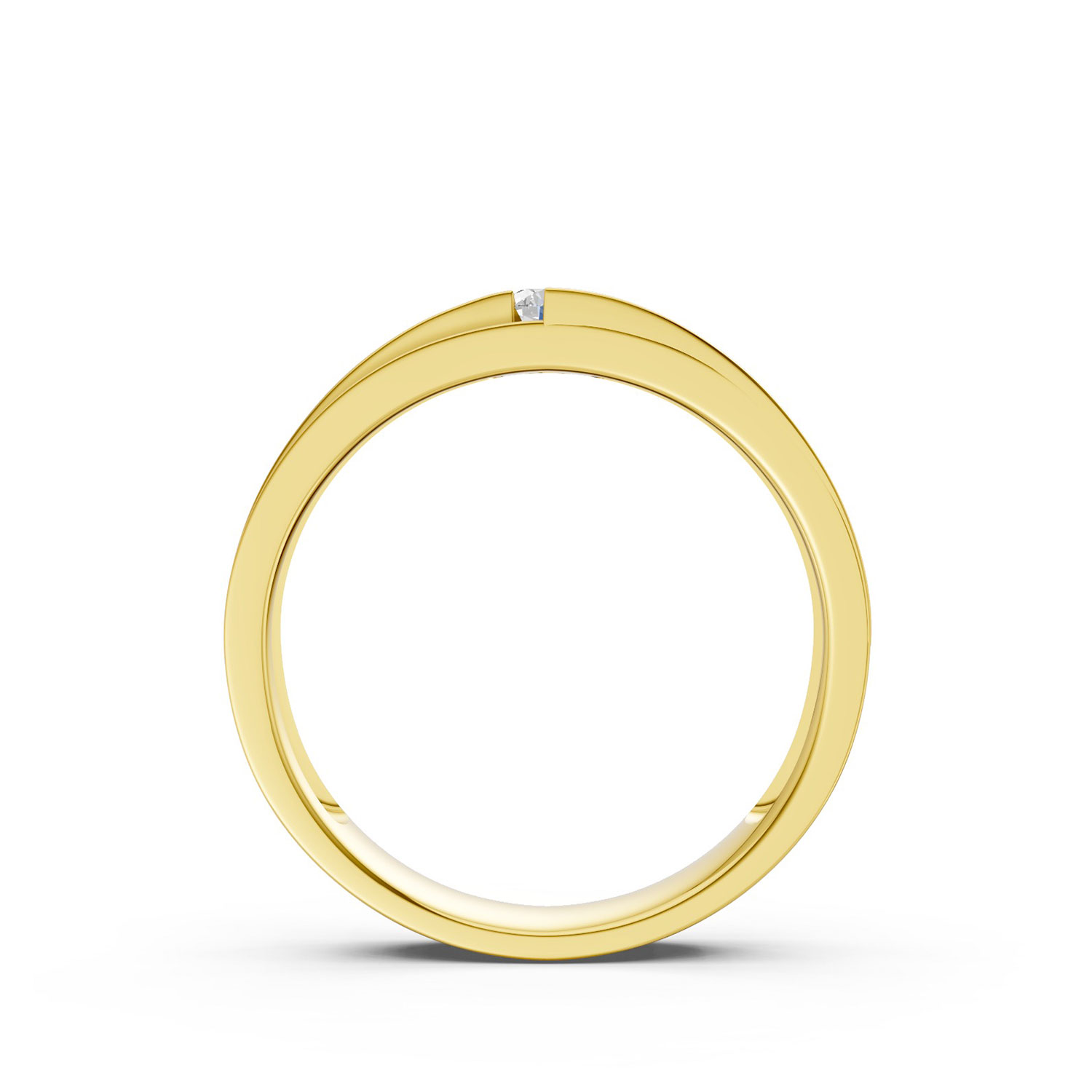JDR2607-L-F-KY Nhẫn Cưới Nữ 14K Kim Cương Lab-grown The Luciens