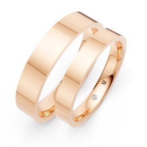 Cặp Nhẫn Cưới 14K Kim Cương The Lous