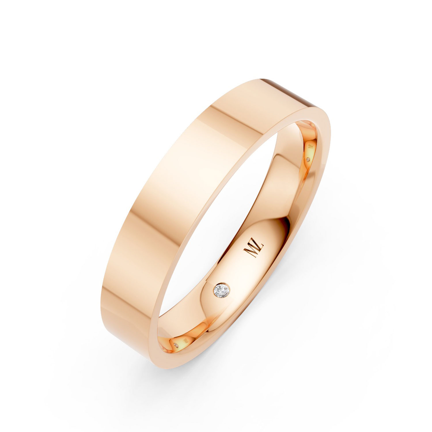 JDR2608-M-P-KR Nhẫn Cưới Nam 14K Kim Cương The Lous