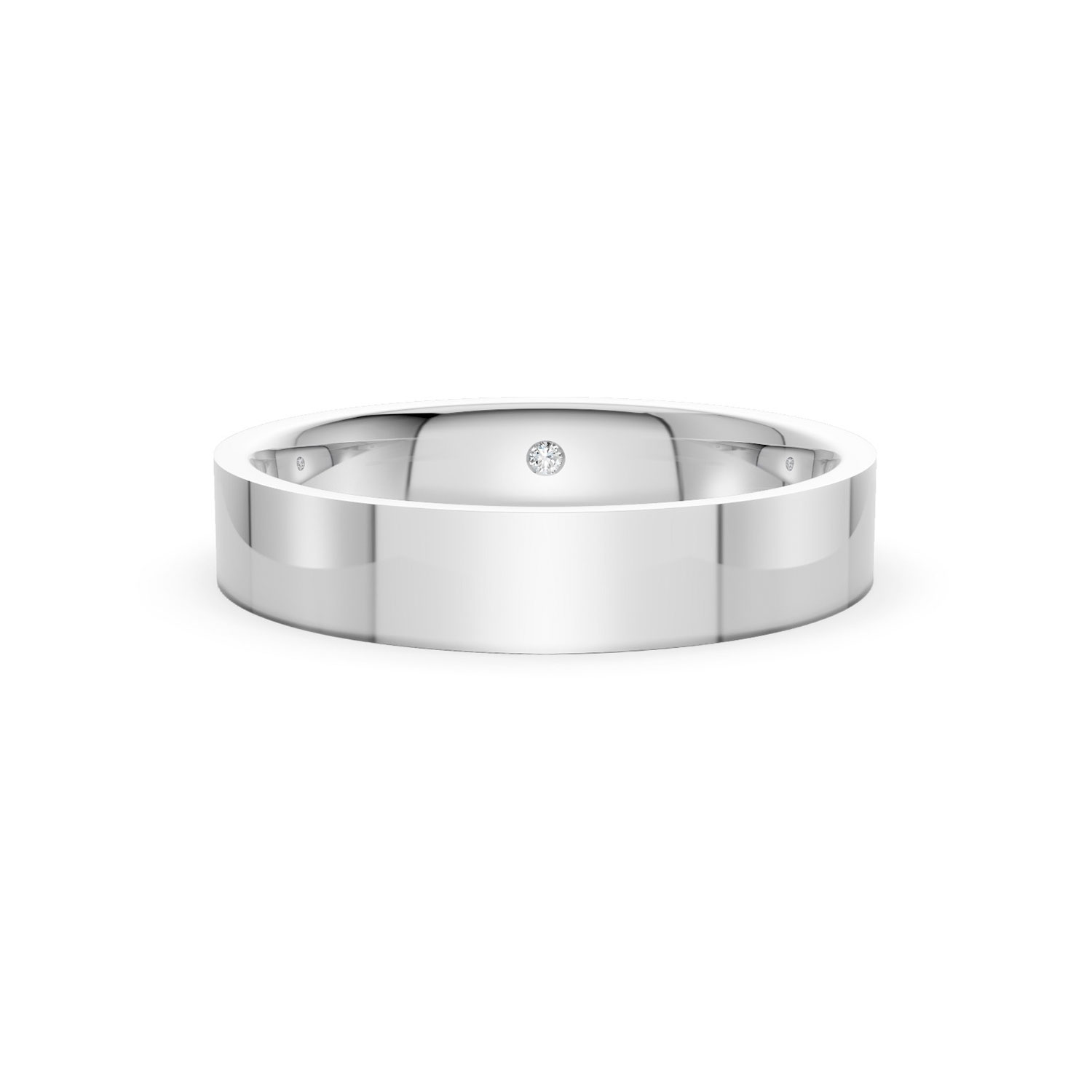 JDR2608-M-T-KW Nhẫn Cưới Nam 14K Kim Cương The Lous