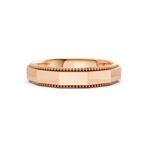 Nhẫn Cưới Nam 14K Caro
