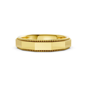 Nhẫn Cưới Nam 14K Caro