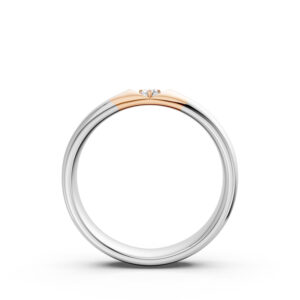 Nhẫn Cưới Nam 14K CZ Tender Love
