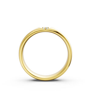 Nhẫn Cưới Nam 14K CZ Tender Love