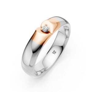 Nhẫn Cưới Nam 14K CZ Tender Love