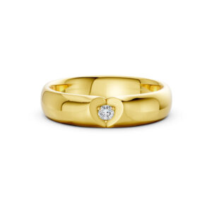Nhẫn Cưới Nam 14K CZ Tender Love