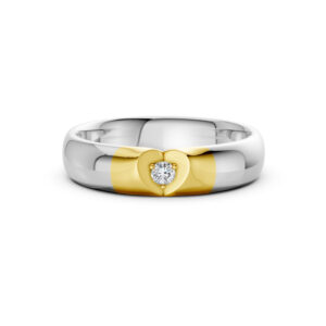 Nhẫn Cưới Nam 14K CZ Tender Love