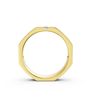 Nhẫn Cưới Nam 14K CZ Montreal