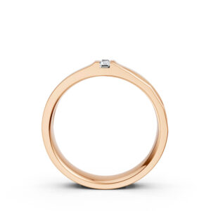 Nhẫn cưới nam 14K Kim Cương Lab-grown Sweety