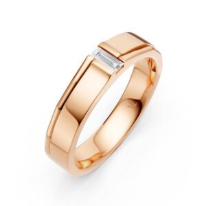 Nhẫn cưới nam 14K Kim Cương Lab-grown Sweety