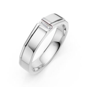 Nhẫn cưới nam 14K Kim Cương Lab-grown Sweety