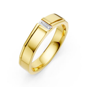 Nhẫn cưới nam 14K Kim Cương Lab-grown Sweety