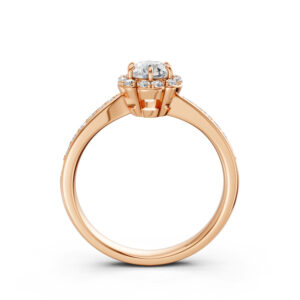 Nhẫn Cầu Hôn 14K CZ Perry