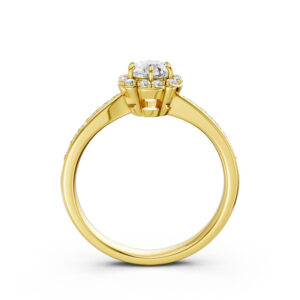 Nhẫn Cầu Hôn 14K CZ Perry