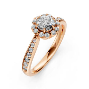 Nhẫn Cầu Hôn 14K CZ Perry