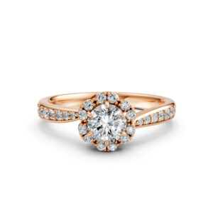 Nhẫn Cầu Hôn 14K CZ Perry