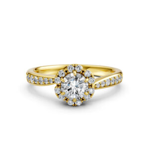 Nhẫn Cầu Hôn 14K CZ Perry