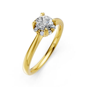 Nhẫn Cầu Hôn 14K Kim Cương Lab-grown Nola