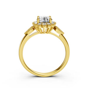 Nhẫn Cầu Hôn 10K CZ Villa