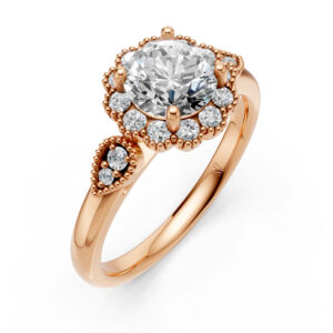 Nhẫn Cầu Hôn 10K CZ Villa