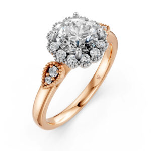 Nhẫn Cầu Hôn 10K CZ Villa