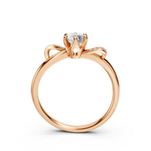 Nhẫn Cầu Hôn 14K CZ Chapelle