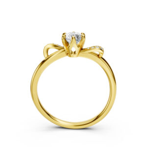 Nhẫn Cầu Hôn 14K CZ Chapelle