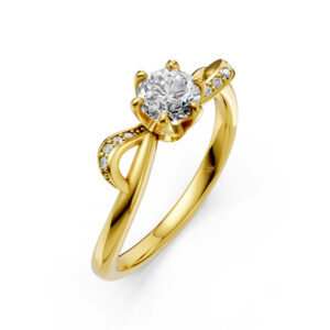 Nhẫn Cầu Hôn 14K CZ Chapelle