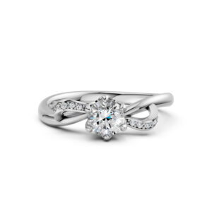 Nhẫn Cầu Hôn 14K CZ Chapelle