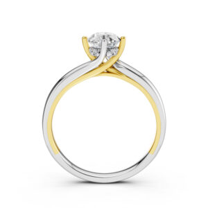 Nhẫn Cầu Hôn 10K CZ Linny