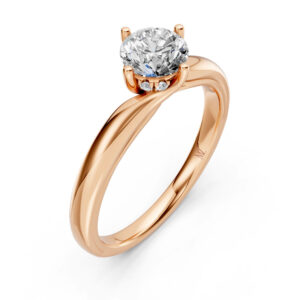 Nhẫn Cầu Hôn 10K CZ Linny