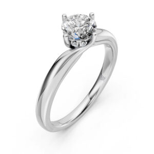 Nhẫn Cầu Hôn 10K CZ Linny