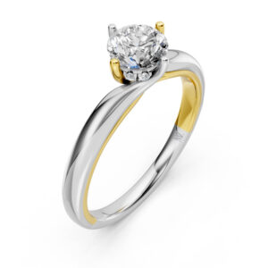 Nhẫn Cầu Hôn 10K CZ Linny