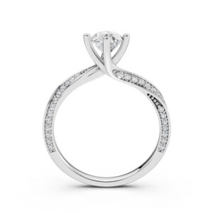 Nhẫn Cầu Hôn 14K CZ Aspen