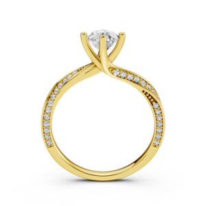 Nhẫn Cầu Hôn 14K CZ Aspen