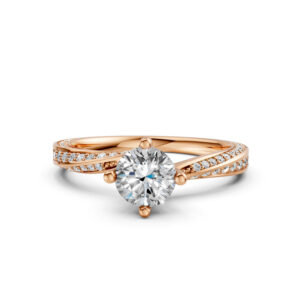 Nhẫn Cầu Hôn 14K CZ Aspen