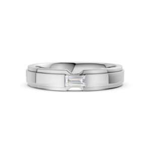 Nhẫn Cưới Nam 14K CZ Selene