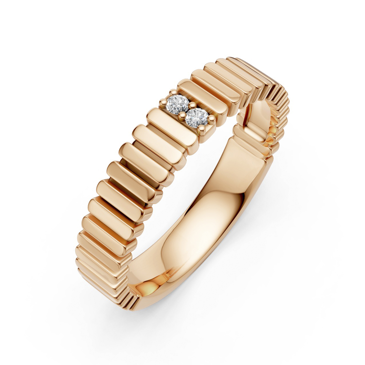 Nhẫn Cưới Nam 14K Kim Cương Lab-grown Amphitrite Nhẫn Cưới Nam 14K Kim Cương Lab-grown Amphitrite